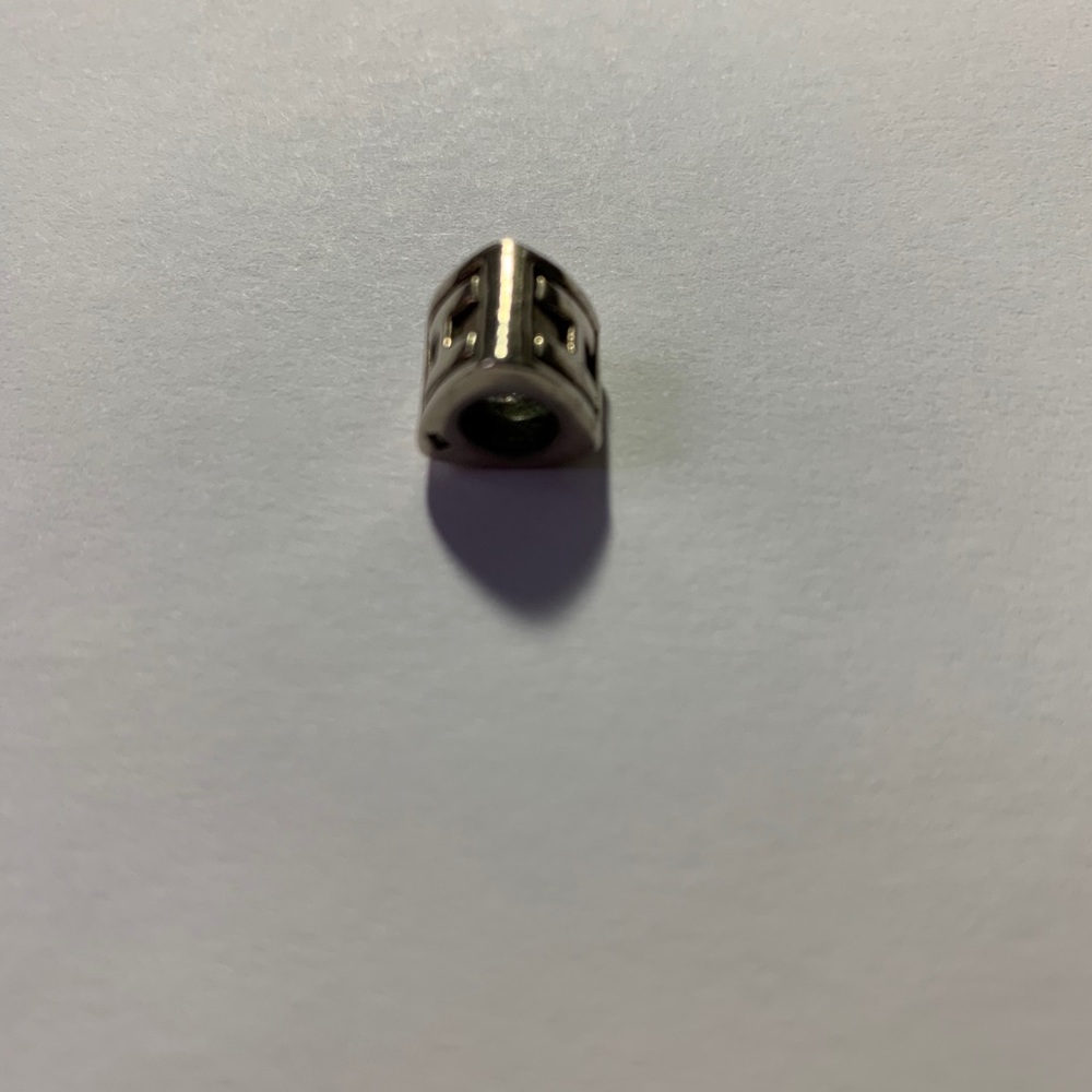 9.25 Silver Letter H Initial Triangle Charm